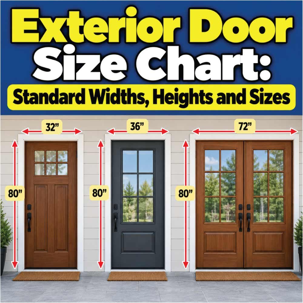 Exterior Door Size Chart