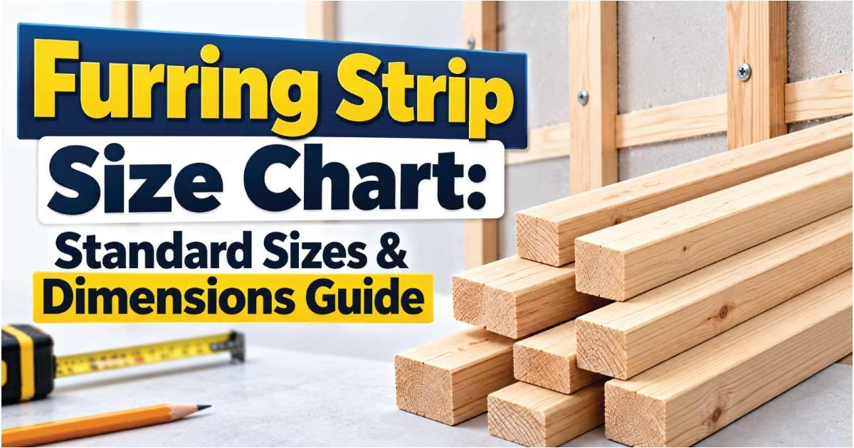 Furring Strip Size Chart