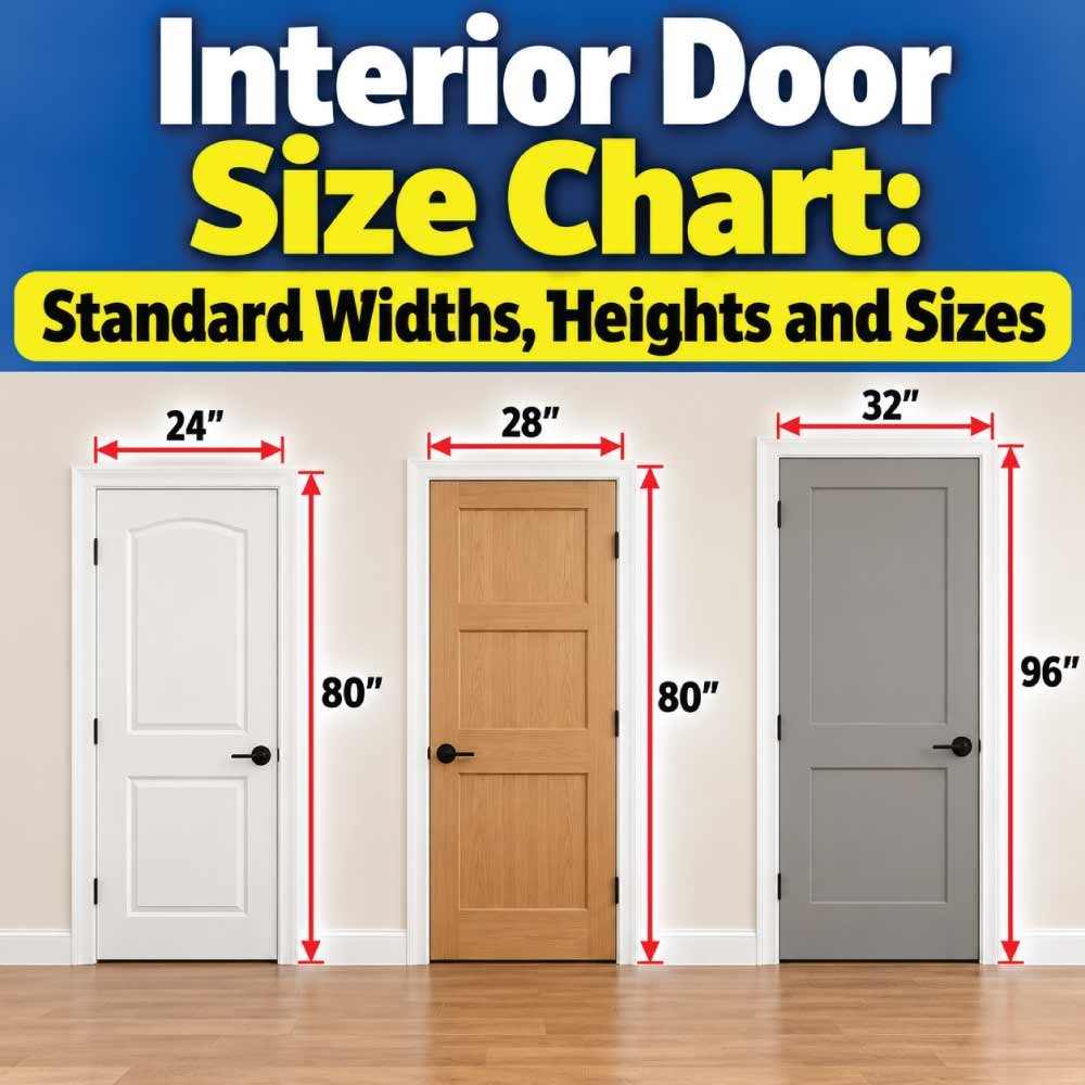 Interior Door Size Chart