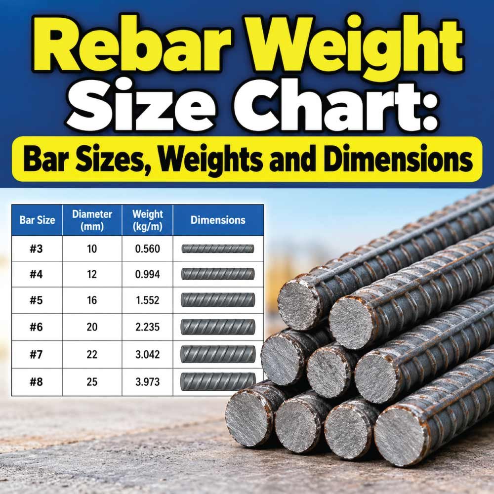 Rebar Weight Size Chart