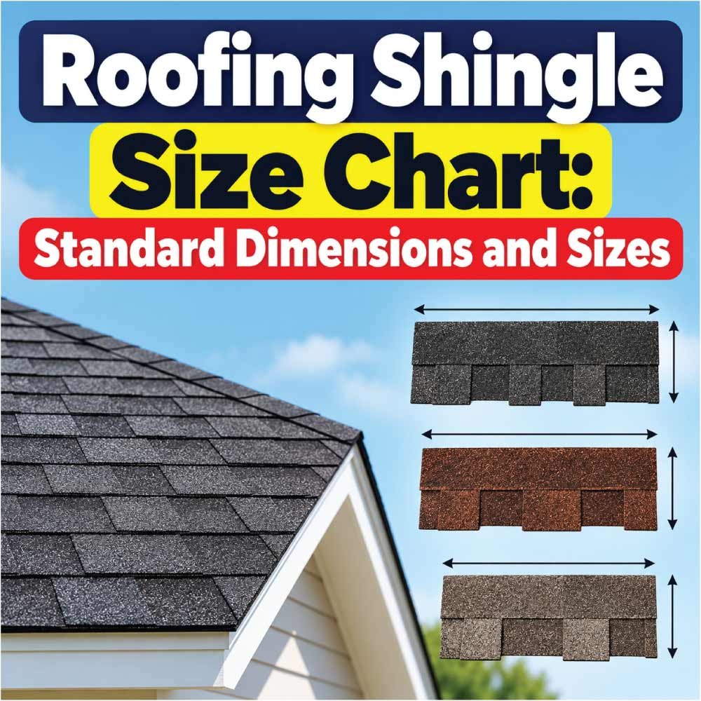 Roofing Shingle Size Chart
