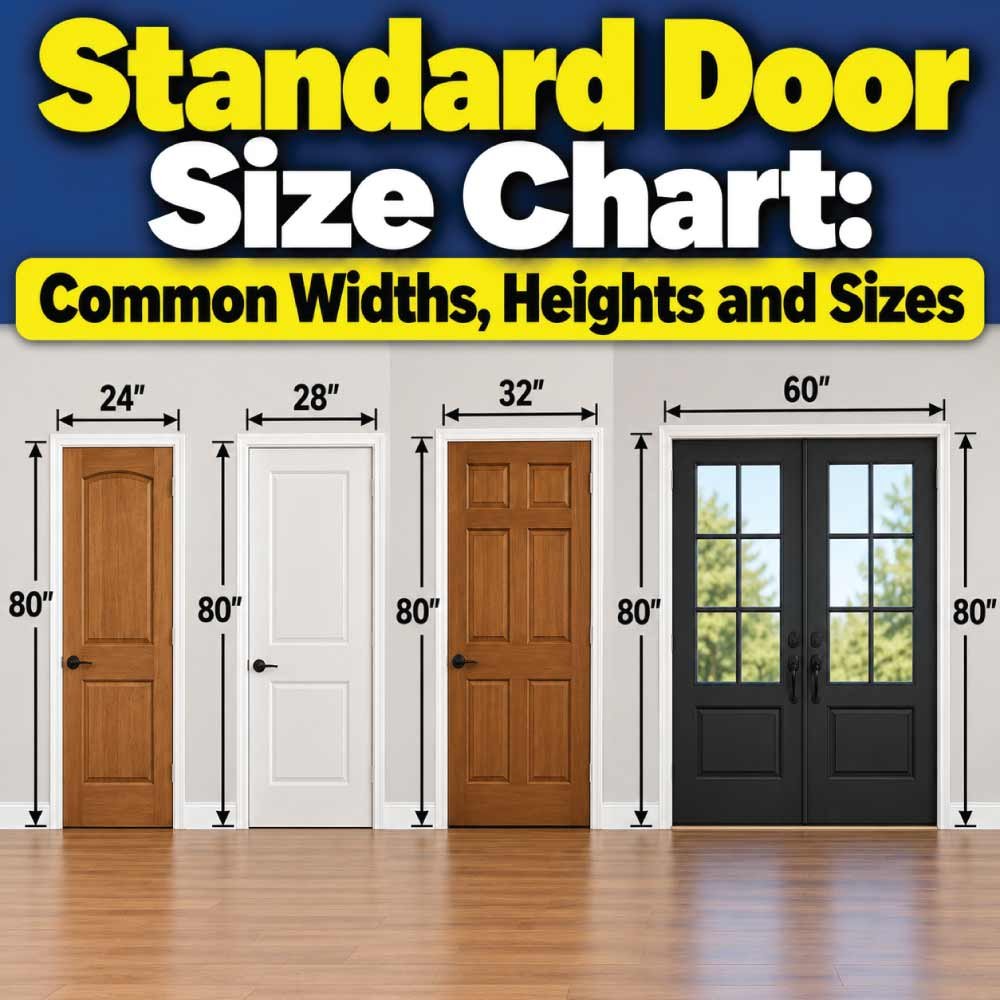 Standard Door Size Chart