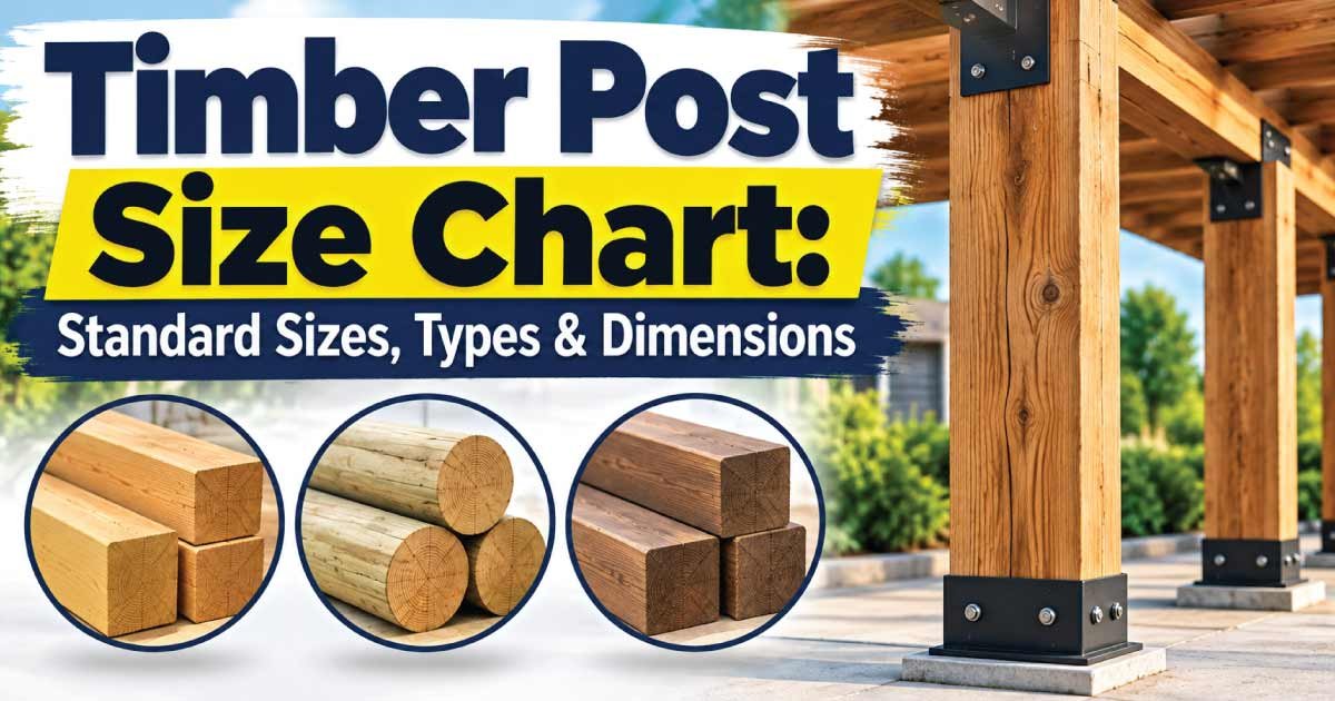 Timber Post Size Chart