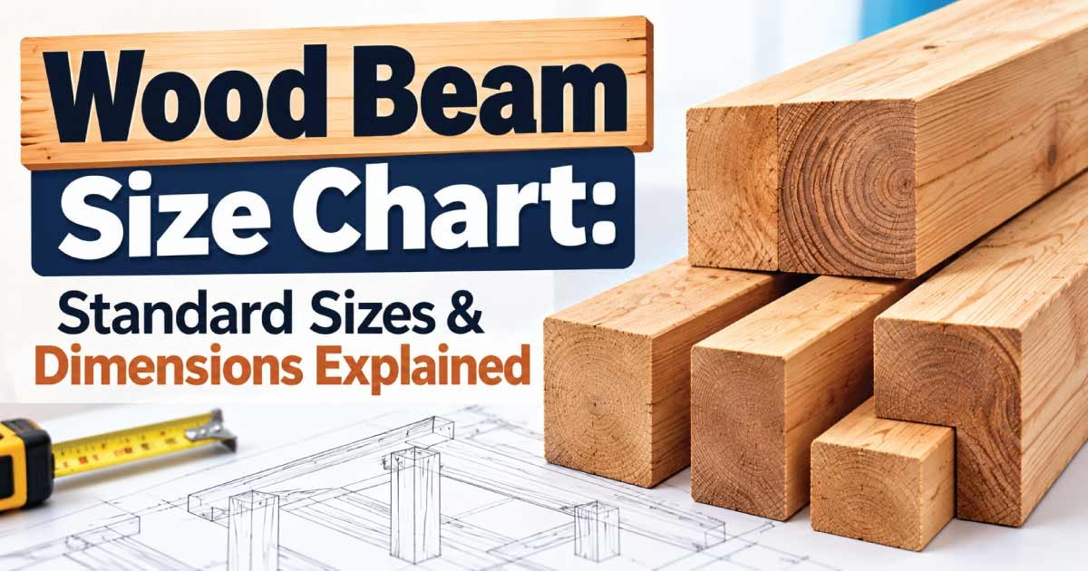 Wood Beam Size Chart