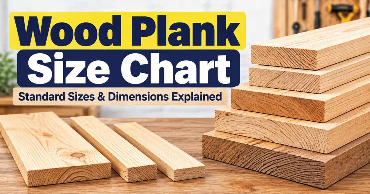 Wood Plank Size Chart