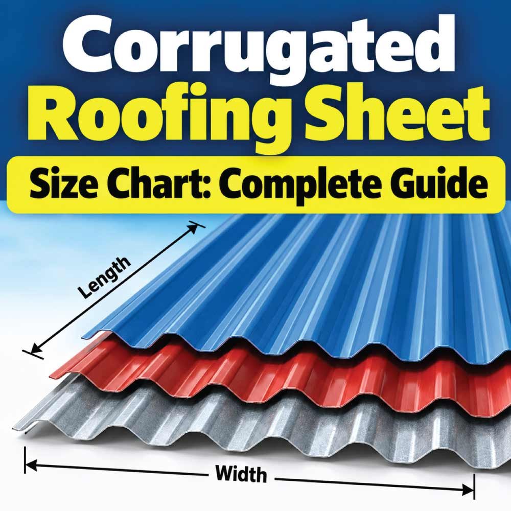 Corrugated Roofing Sheet Size Chart