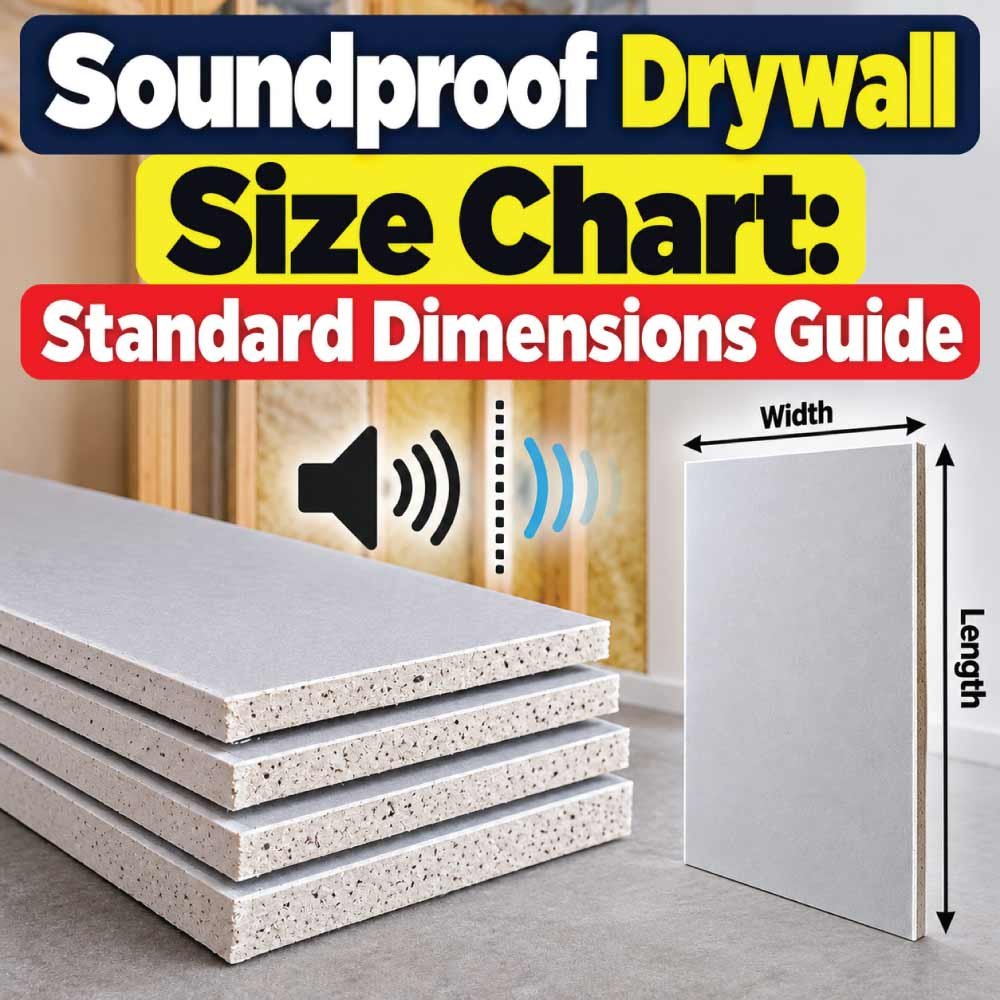 Soundproof Drywall Size Chart