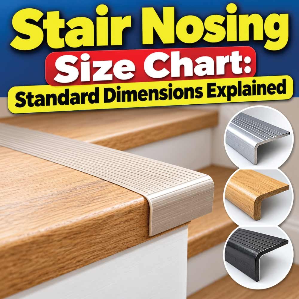 Stair Nosing Size Chart