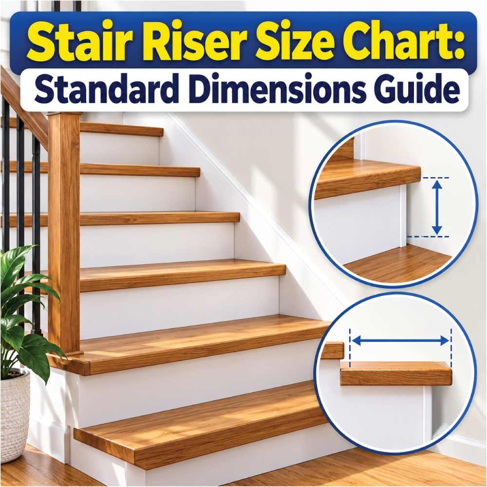 Stair Riser Size Chart