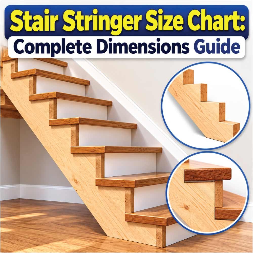 Stair Stringer Size Chart